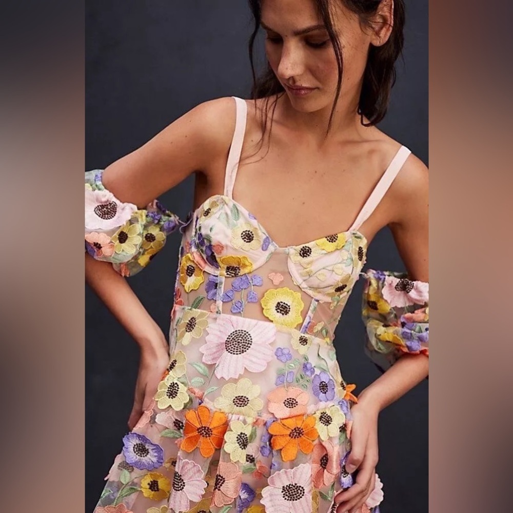 COPY - FOR LOVE & LEMONS Prato Mini Dress - Picture 6 of 10